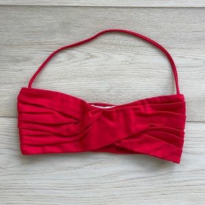 Tiger Mist red halter bra top